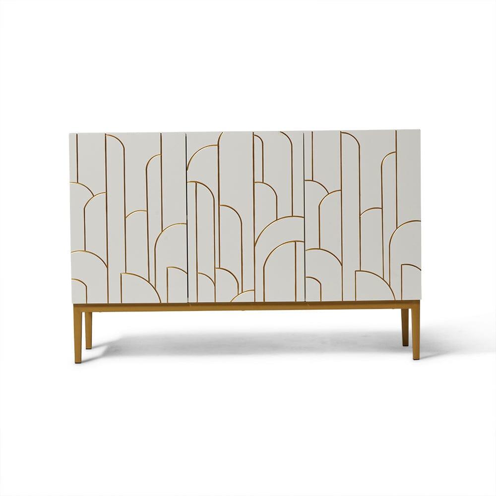 Gatsby 3 Door Sideboard - Snow White