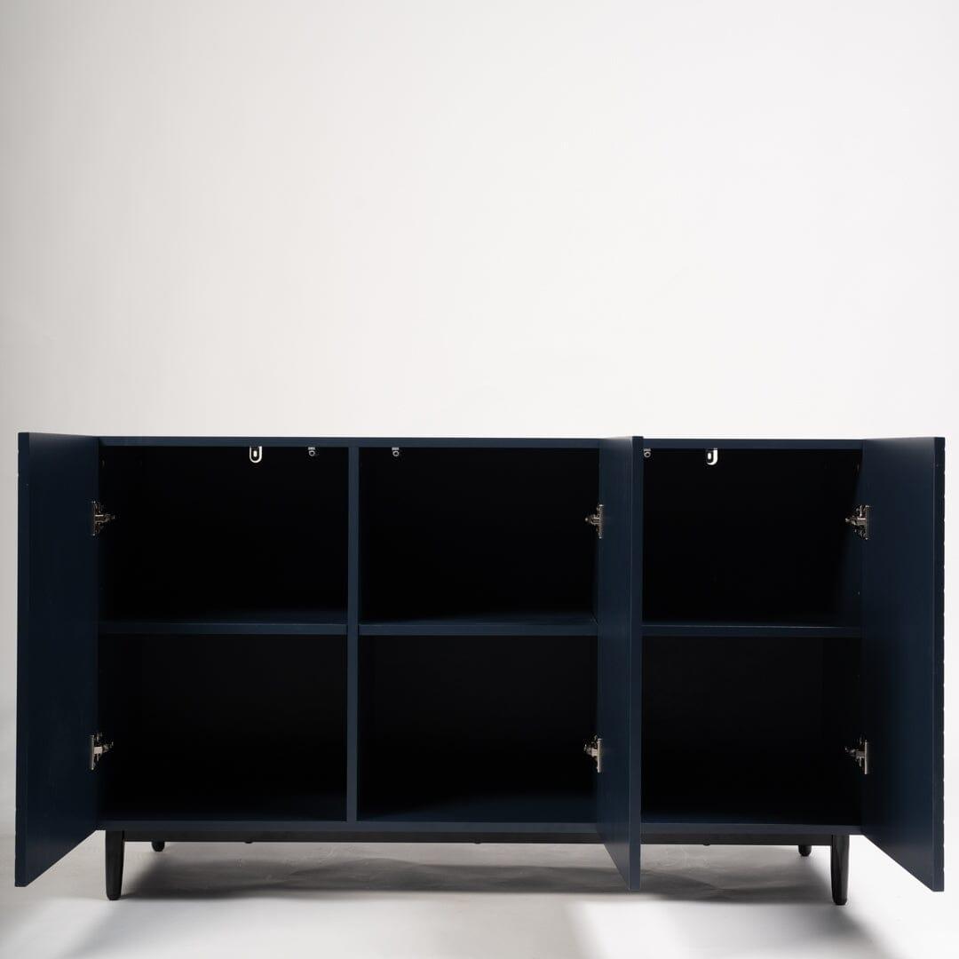 Jack 3 Door Large Sideboard - Geometric Blue